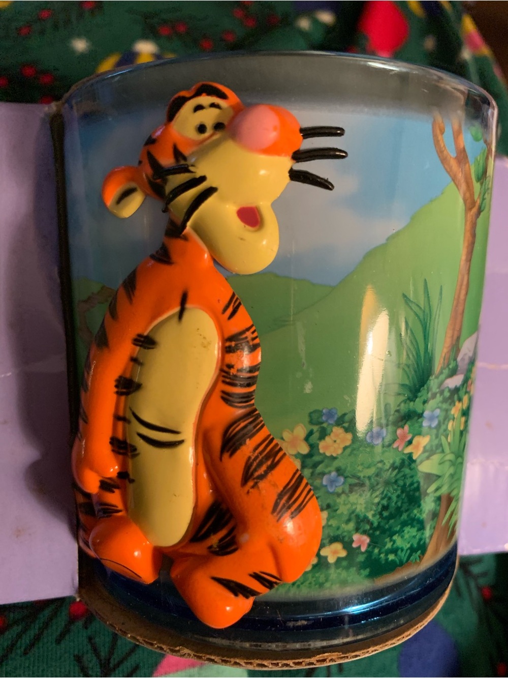 Disney Winnie the Pooh Yellow and Red plastic Mug with 3D Hunny Pot - Picture 4 of 9